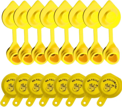 Vista 12 de 25 tapas de ventilación amarillas para bidones de gasolina de plástico y de metal, kit de ventilación para bidones de gasolina Blitz, tapas