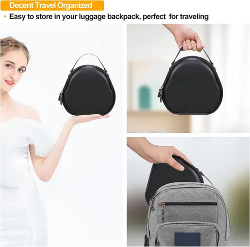 Vista 7 de Elonbo Funda inteligente para auriculares inalámbricos Apple AirPods Max sobre la oreja (compatible con el modo de suspensión), funda rígida