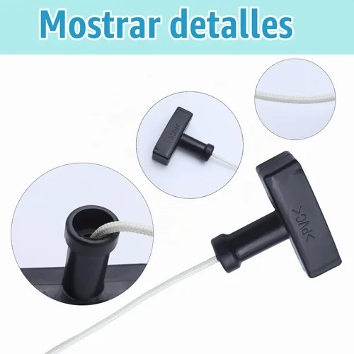 Vista 3 de Cuerda de tracción de 4.75 pies compatible con Briggs y Stratton