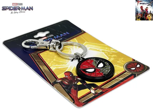 Vista 9 de Llavero oficial de Spider-Man Split Mask, NO Way Home Marvel Studios con licencia de Spider-Man Marvel Legends