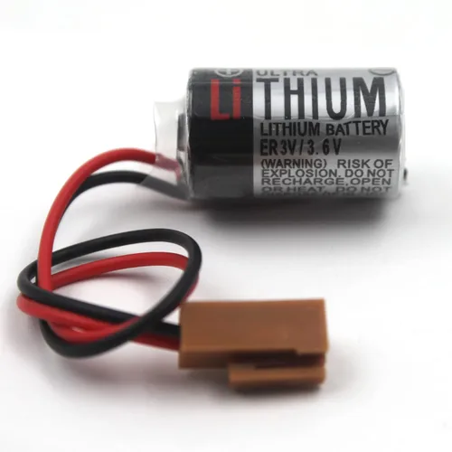 Vista 8 de Paquete de 5 baterías ER3V de 3.6 V 1200 mAh para Toshiba JZSP-BA01, R88A-BAT02W