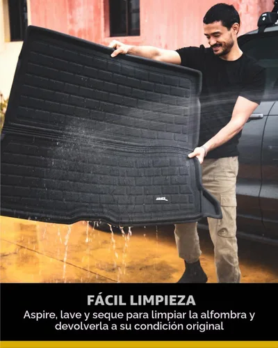Vista 9 de 3D MAXpider Forro de carga Kagu de ajuste personalizado (negro) compatible con Tesla Model Y 2020-2025 - Forro de carga frontal