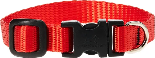 Vista 15 de LupinePet Basics - Collar ajustable rojo de 1/2 pulgadas, 10-16 pulgadas, para perros pequeños