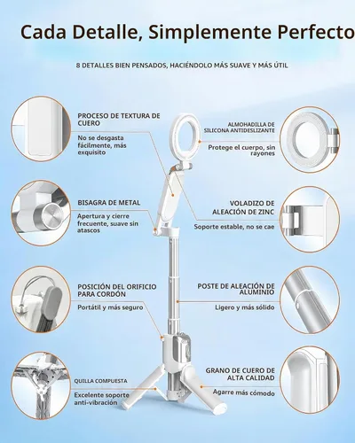 Vista 9 de Mini trípode magnético para selfie stick para iPhone y Android, tamaño de bolsillo de 19 pulgadas, agarre de cámara de teléfono 4 en 1 con control