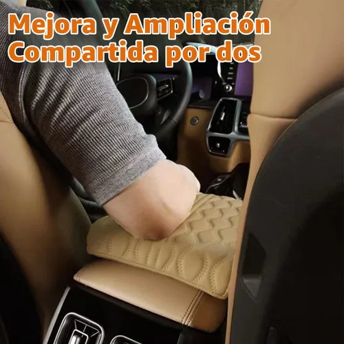 Vista 7 de Funda para consola central de automóvil, cojín de espuma viscoelástica para reposabrazos de automóvil, almohadilla para reposabrazos de automóvil