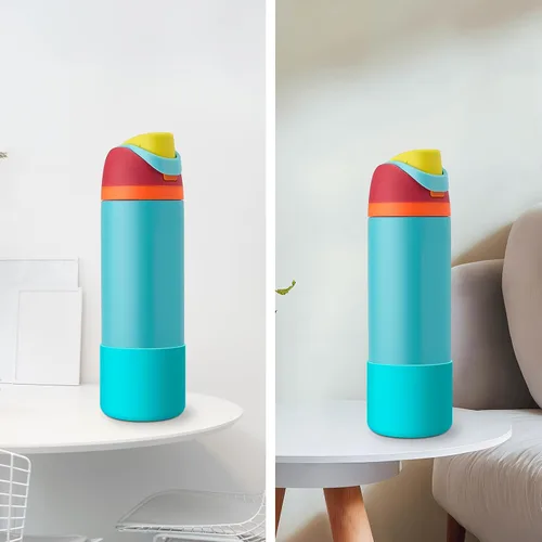 Vista 7 de Protector de Silicona para Botella de Agua Owala, 2 Piezas Fundas Protectoras Antideslizantes para Botellas de Agua FreeSip/Twist/Flip, Sin BPA