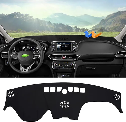 Vista 43 de Autorder Cubierta de salpicadero para Hyundai Sonata 2009 2010 Accesorios Dash Cover Upgrade Flannel Dash Mat Parasol Protector de rayos UV