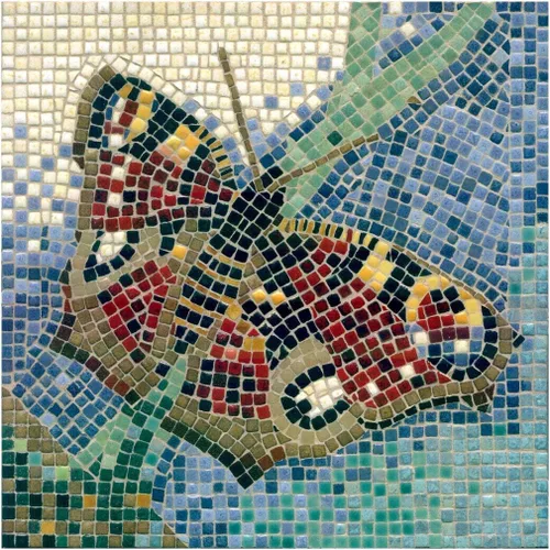 Vista 7 de Crea una verdadera obra de arte de mosaico con nuestro kit de hazlo tú mismo, acuario cuadrado de 7 pulgadas (18 cm)