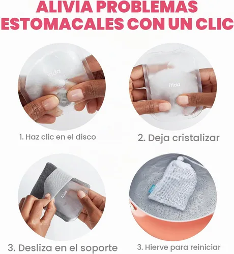 Vista 2 de Frida Almohadilla térmica de gas para bebés y cólicos para alivio natural