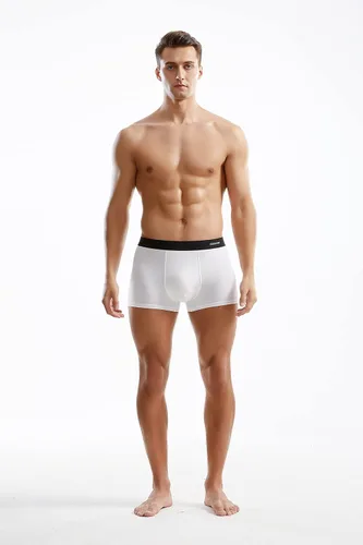 Vista 2 de Calzoncillos de microfibra modal sin costuras para hombre, paquete múltiple