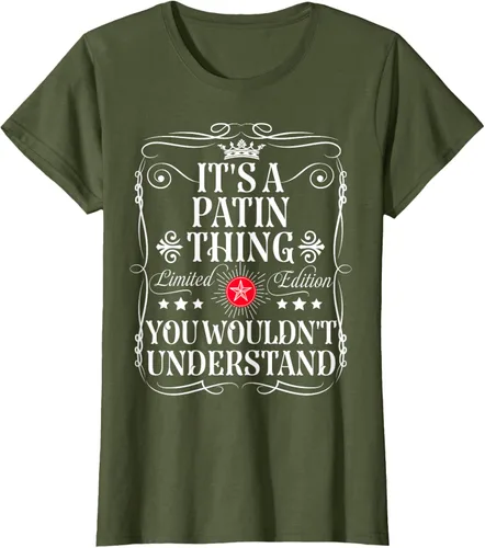 Vista 100 de Camiseta Patin Name Its A Patin Thing You Wouldn't Understand, Negro -, Pequeña