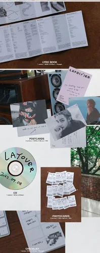 Vista 2 de BTS V Layover Album [AZUL + VERDE + PURPLE Ver. Juego completo de álbumes] + Beneficios de pre-pedido + mercancías digitales exclusivas inspiradas