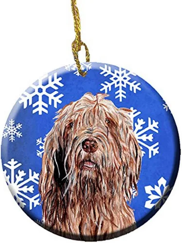 Vista 141 de Caroline's Treasures Cavalier Spaniel - Adorno de cerámica para colgar en el árbol de Navidad, para el hogar, Navidad, fiestas, regalo, 3 pulgadas