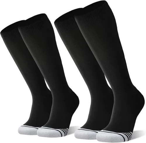 Vista 8 de FITRELL Paquete de 23 calcetines de béisbol y sóftbol para niños, jóvenes, hombres y mujeres, calcetines altos hasta la rodilla (varios colores)