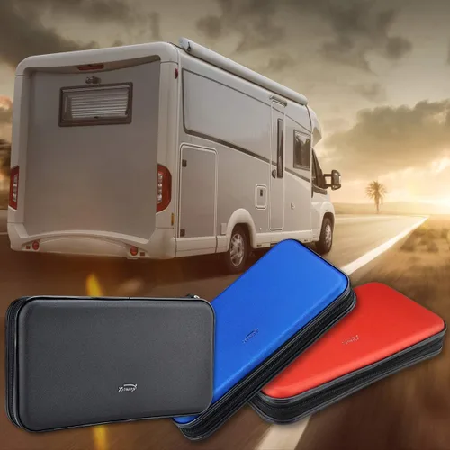 Vista 7 de Funda para CD, billetera resistente de capacidad para 72 personas, soporte para DVD para automóvil, carcasa rígida resistente, soporte para disco