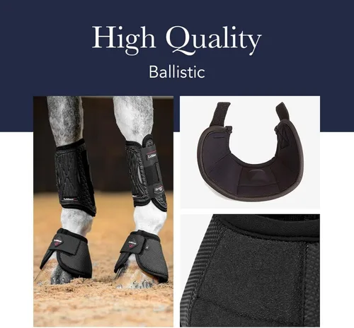 Vista 5 de LeMieux Botas balísticas para caballos de sobrealcance o botas de campana para caballos - Equipo de protección y equipo de entrenamiento - Botas