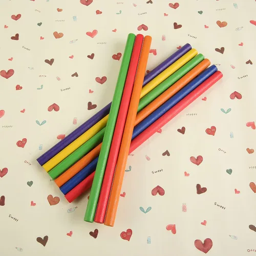 Vista 5 de 60 palos de ritmo para niños a granel, palos Lummi de música de madera, 6