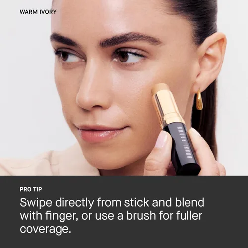 Vista 6 de Bobbi Brown Skin Foundation Stick Portable & Creamy with Medium-to-Full Coverage for Even-Toned Skin