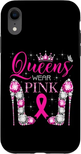 Vista 25 de iPhone 16 Queens Wear Rosa Concientización del Cáncer de Mama Estuche de Cinta Rosa