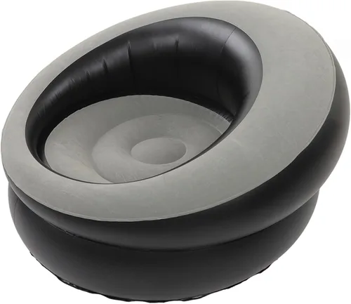 Vista 3 de CHICIRIS Silla inflable con la válvula de inflación rápida, sofá inflable simple del aire para el senderismo al aire libre