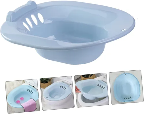 Vista 9 de Bidé plegable inodoro asiento de baño para hemorroides bañera Sitz Baño Cuenco posoperatorio Cuenca de tocador con lavabo Sitz Baño para cuidado