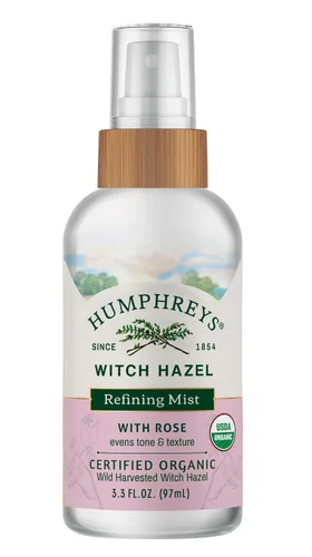Vista 13 de Humphreys Nourish Witch Hazel + tóner sin alcohol de aloe, transparente, 8 onzas (paquete de 1) Hamamelis cosechado silvestre con aloe y vitamina