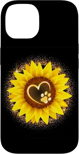 Vista 4 de Sunflower Paw Cat Dog Heart Case for iPhone 16
