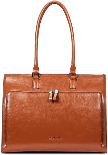 Vista 2 de BOSTANTEN Maletín de cuero para mujer con cartera de cuero BOSTANTEN para mujer