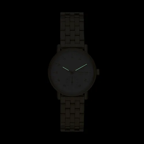 Vista 6 de Skagen Women's Kuppel Lille Two-Hand Sub-Second Watch with Steel Mesh or Leather Band