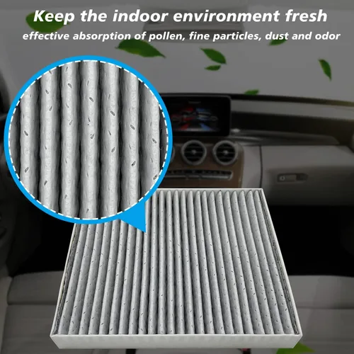 Vista 3 de Capume para Filtro de Aire de Cabina JM277 Compatible con QX50 2019-2025, QX55 2022-2025, QX60 2022-2025, Altima 2019-2025, Rogue 2021-2025, Sentra
