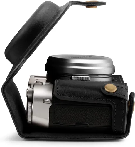 Vista 3 de MegaGear MG1892 Ever Ready - Funda de piel auténtica para cámara compatible con Fujifilm X100V, color negro