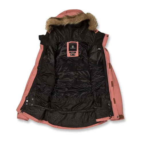 Vista 2 de Volcom Women's Shadow Insulated Snowboard Ski Winter Hooded Jacket