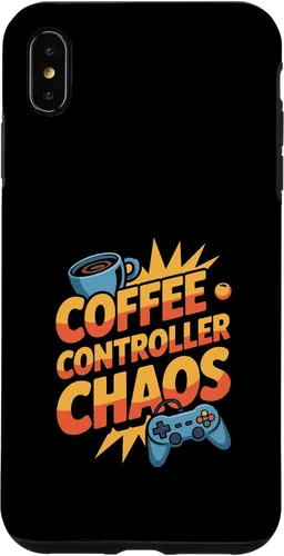 Vista 11 de Coffee Controller and Chaos Gamer Parents Mom and Dad Case for iPhone XR
