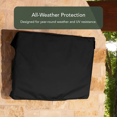 Vista 5 de Covermates Funda clásica para TV al aire libre – Se adapta a televisores de Vinilo clásico negro