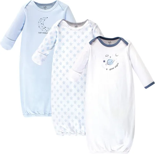 Vista 45 de Touched by Nature - Camisones unisex de algodón orgánico para bebé