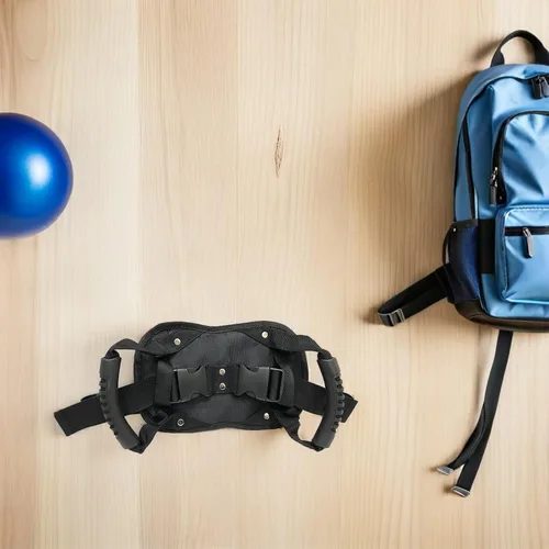 Vista 6 de SUPVOX Cinturón de seguridad para pasajeros de motocicleta, mango ajustable para asiento trasero, correa de motocicleta para conducción segura