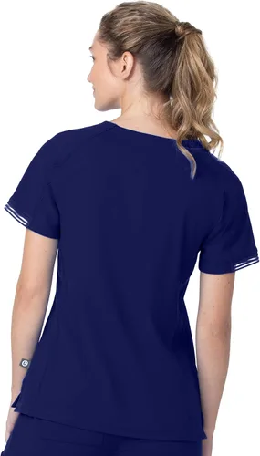 Vista 3 de Urbane Impulse 9108 - Camiseta quirúrgica con cuello en V para mujer