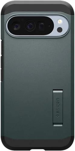 Vista 4 de Spigen Tough Armor MagFit for Pixel 10 Pro XL Case, Abyss Green Abyss Verde