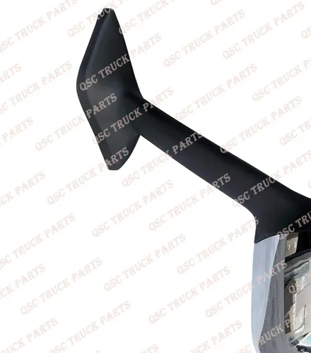 Vista 5 de QSC Truck Parts Espejo de capó cromado izquierdo y lado derecho par para camiones International LT LT625