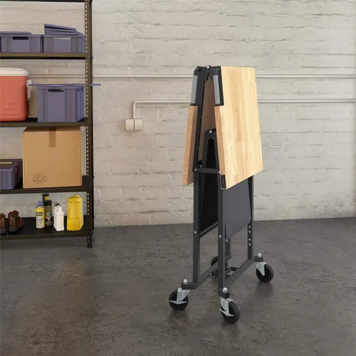 Vista 6 de COSCO SmartFold Mesa de Trabajo Portátil Bloque de Carnicero / Mesa Utilitaria Plegable