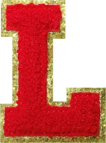 Vista 54 de 4 parches de letras de felpilla negra, parches de letras termo-adhesivas de 2.2", parches de letras de felpilla para ropa (S)