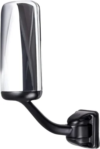 Vista 4 de Espejo de remolque de capó, espejo de puerta de camión apto para 2008-2016 para Freightliner para camión Cascadia con tapa cromada calentada