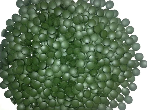Vista 3 de Raw Power Tabletas de Clorella/Espirulina (1500 unidades, 13.23 oz, prensado en frío, mezcla 50/50, sin aditivos, rellenos ni aglutinantes)