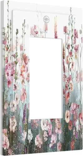 Vista 59 de Cubiertas Decorativas para Placas de Interruptor Diente de León Azul Rústico Citas Inspiradoras Casa de Campo Tablón de Madera Gris 1 Gang Cubierta