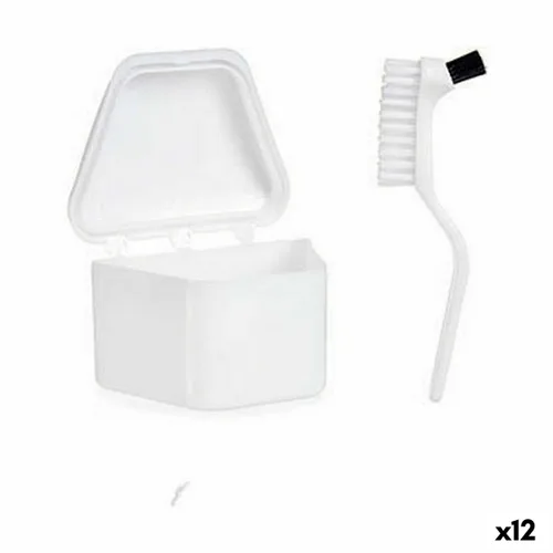 Vista 2 de Set para Dentaduras Postizas Berilo Blanco Polipropileno (12 Unidades)