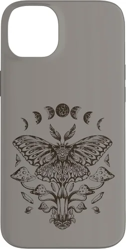 Vista 15 de Fairy Grunge Fairycore Aesthetic Goth Luna Moth Mushroom Case for iPhone 17
