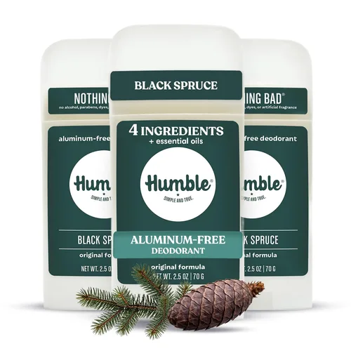 Vista 34 de Humble - Desodorante sin aluminio para mujeres y hombres, paquete variado, desodorante natural limpio y fresco en barra con aceites esenciales