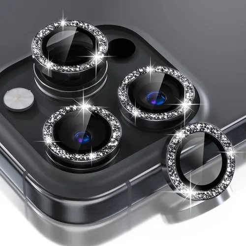 Vista 71 de Choiche Compatible para iPhone 16 Pro/iPhone 16 Pro Max Protector de Lente de Cámara, Vidrio Templado 9H Protector de Pantalla de Cubierta de Cámara