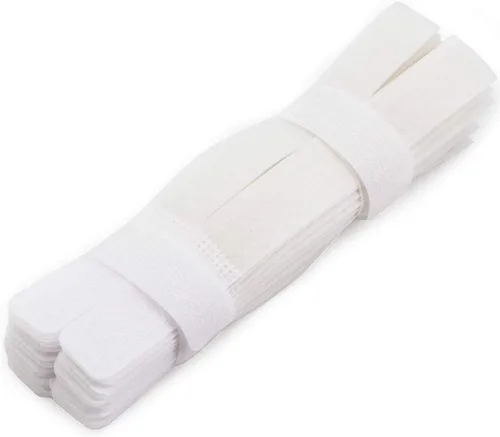 Vista 15 de 50 piezas, sujetacables reutilizables, organizador de cables, sostén de cables, 17,8 cm (multicolor2)
