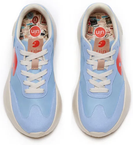 Vista 4 de UIN Tenis retro para mujer, ligeros, informales, cómodos, de diseño, pintados con arte